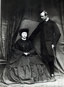 Princesse Alice et Prince Ludwig de Hesse, 1860 - English Photographer