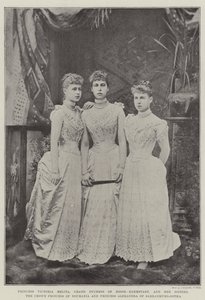 Princesse Victoria Melita, grande-duchesse de Hesse-Darmstadt, et ses sœurs, la princesse héritière de Roumanie et la princesse Alexandra de Saxe-Cobourg-Gotha - English Photographer