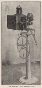 Appareil de projection utilisé par R W Paul, inventeur du Kinétoscope