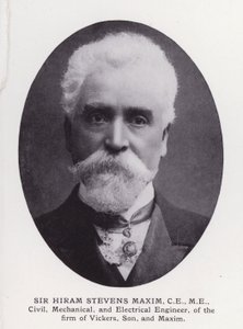 Hommes éminents de Londres : Sir Hiram Stevens Maxim - English Photographer