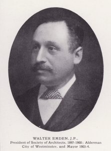Hommes éminents de Londres : Walter Emden - English Photographer