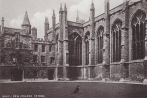 Cour de New College, Oxford - English Photographer
