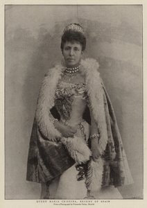 La reine Maria Cristina, régente d