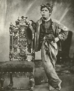Écolier en haillons en 1860 - English Photographer