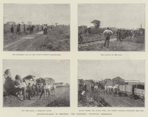 Construction ferroviaire en Rhodésie, extension Mafeking-Buluwayo - English Photographer