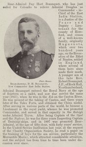 Contre-amiral D. H. Bosanquet, nouveau commandant de la station des Indes orientales - English Photographer