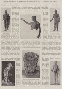 Découvertes récentes de statues submergées et enterrées à Cerigotto et Pompéi