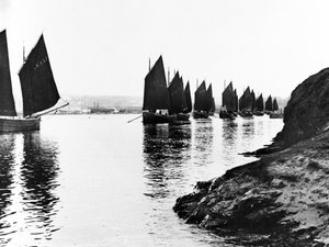 Régate, estuaire de Hayle, vers 1890 - English Photographer