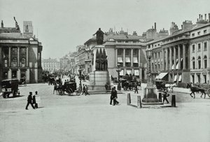 Regent Street, Westminster : Waterloo Place vue vers Regent Street, 1896 - English Photographer