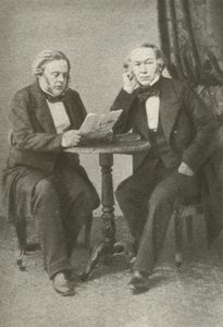 Richard Cobden (à gauche) et John Bright (à droite) - English Photographer