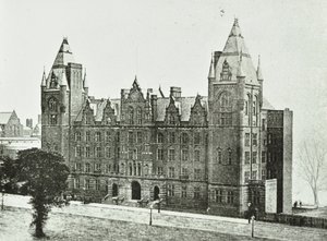 Royal College of Music: extérieur, 1894
