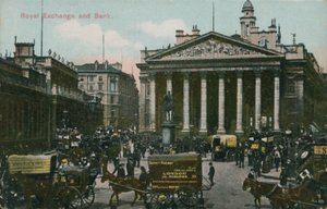Royal Exchange et Banque, Londres - English Photographer