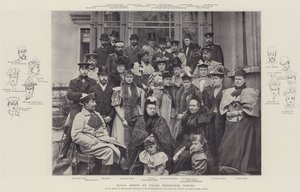 Groupe royal au Palais Édimbourg, Cobourg