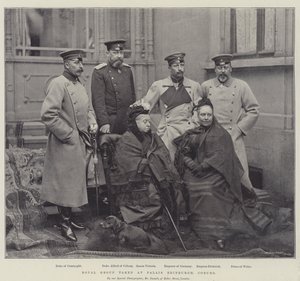 Groupe royal pris au Palais Édimbourg, Cobourg - English Photographer