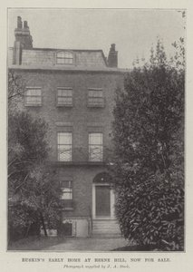 Ancienne maison de Ruskin à Herne Hill, maintenant à vendre - English Photographer