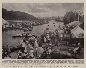 Régate de Saltford, près de Clifton, le Henley de l