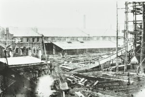 Chantier naval Samuda, Londres, 1863 - English Photographer