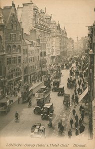 Savoy Hotel et Hotel Cecil, Strand, Londres - English Photographer