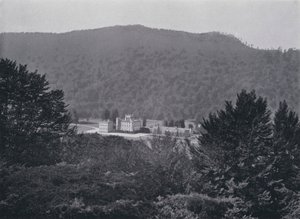 Écosse : Château de Taymouth (photo n/b) - English Photographer
