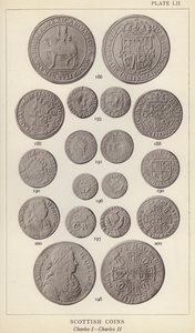 Pièces de monnaie écossaises, Charles I, Charles II - English Photographer