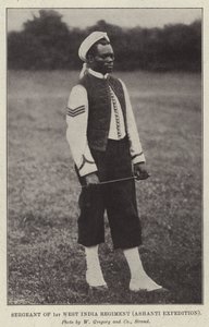 Sergent du 1er régiment des Antilles, expédition Ashanti - English Photographer