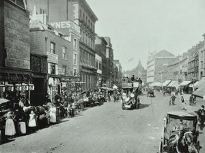 Shoreditch High Street : vue vers le nord, 1896 - English Photographer
