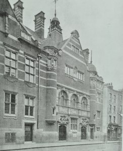 Bains publics de Shoreditch: extérieur, 1898