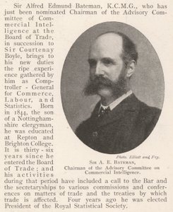 Sir A E Bateman, Président du Comité consultatif sur l