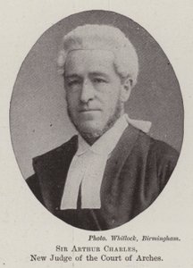 Sir Arthur Charles, nouveau juge de la Cour des Arches - English Photographer