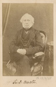 Sir D Brewster - English Photographer