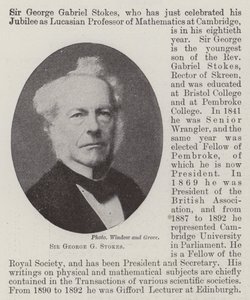 Sir George G Stokes - English Photographer