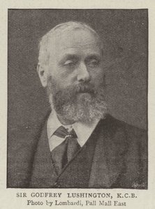 Sir Godfrey Lushington, KCB - English Photographer