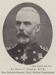 Sir Henry F Norbury, KCB, nouveau directeur général, département médical de la marine - English Photographer
