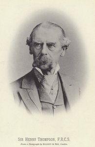 Sir Henry Thompson, FRCS (photo n/b) - English Photographer