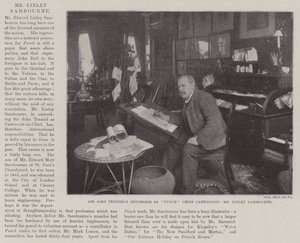 Successeur de Sir John Tenniel comme Dessinateur en Chef de Punch, M. Linley Sambourne - English Photographer