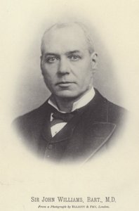 Sir John Williams, Baronet, MD (photo n/b) - English Photographer