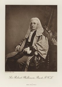 Sir Robert Phillimore, Baronet, DCL (photo n/b) - English Photographer