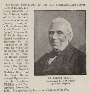 Sir Robert Sexton