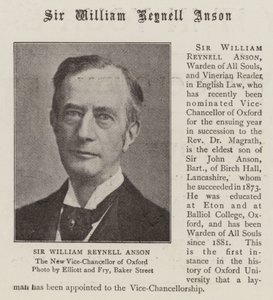 Sir William Reynell Anson - English Photographer
