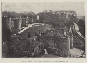 Château de Skipton, Yorkshire, résidence de Lord Hothfield