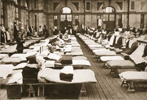 Hébergement : La petite salle, Alexandra Palace, illustration de Prisonniers allemands en Grande-Bretagne - English Photographer