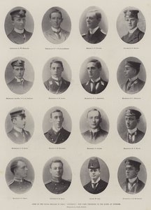 Quelques membres de la Brigade Navale du HMS Powerful présentés à la Reine à Windsor