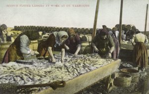 Tri du poisson, Great Yarmouth (photo en couleur) - English Photographer