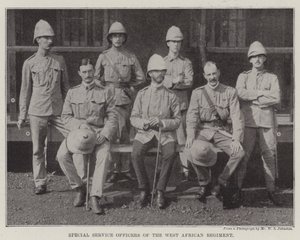 Officiers de service spécial du régiment ouest-africain - English Photographer