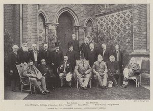 Jour de discours au Wellington College, visiteurs distingués - English Photographer
