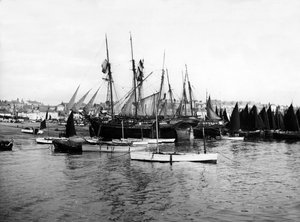 Port de St Ives, vers 1880-99 - English Photographer