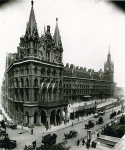 Gare de St Pancras; photographie d