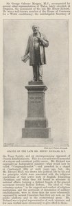 Statue du feu M. Henry Richard, MP - English Photographer