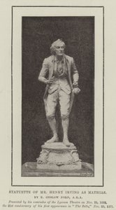 Statuette de M. Henry Irving en Mathias - English Photographer