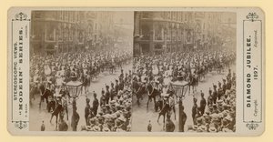 Impression stéréoscopique du jubilé de diamant de la reine Victoria, 28 juin 1897 - English Photographer